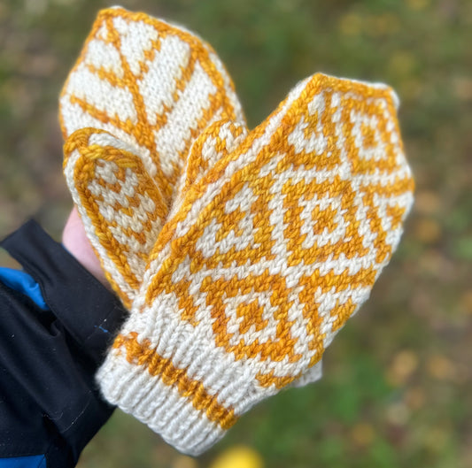 Strikkepakke - Brandsåsenvotten dame